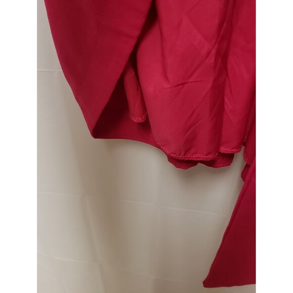 Women’s Shein Fuchsia High Neck Tie Swing Dress Size L NWOT - Picture 9 of 10